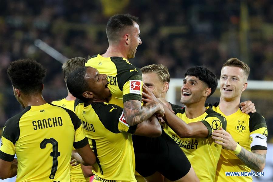 (SP)GERMANY-DORTMUND-BUNDESLIGA-FRANKFURT VS DORTMUND