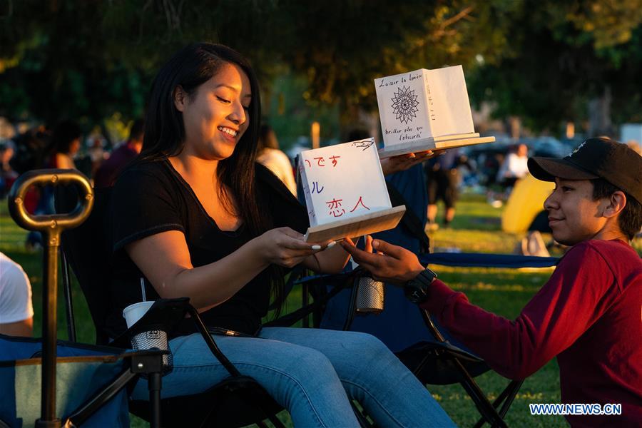 US-LOS ANGELES-WATER LANTERN FESTIVAL