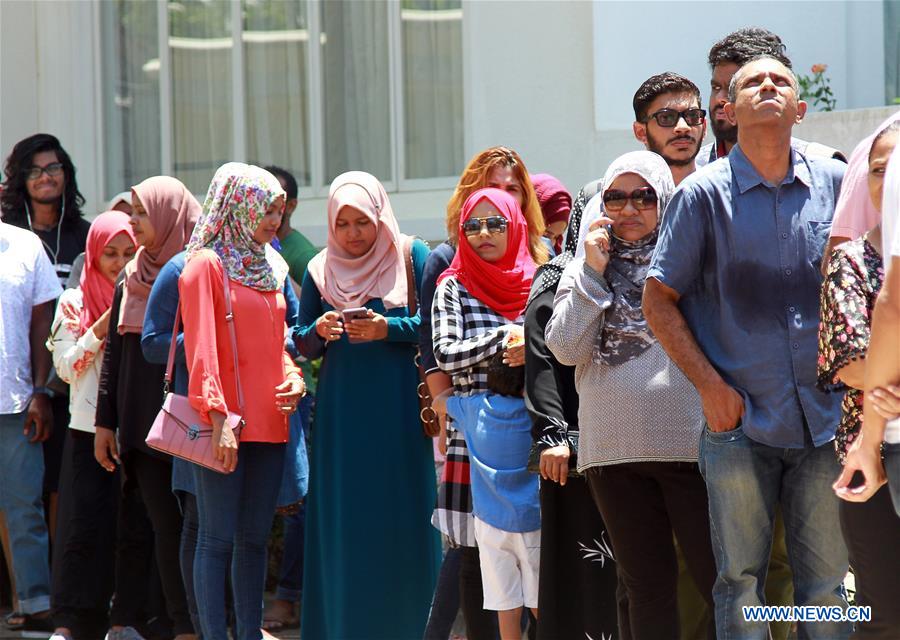 SRI LANKA-COLOMBO-MALDIVES-PRESIDENTIAL ELECTION-VOTE