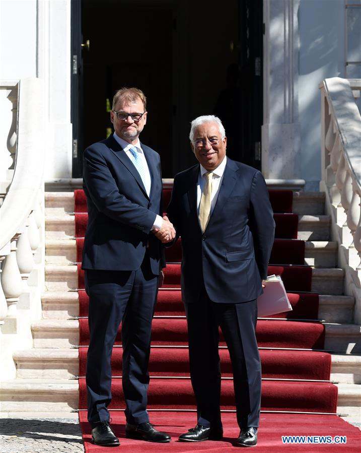 PORTUGAL-LISBON-FINLAND-PM-MEET