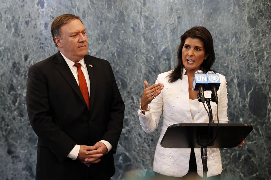 UN-U.S.-NIKKI HALEY-RESIGN