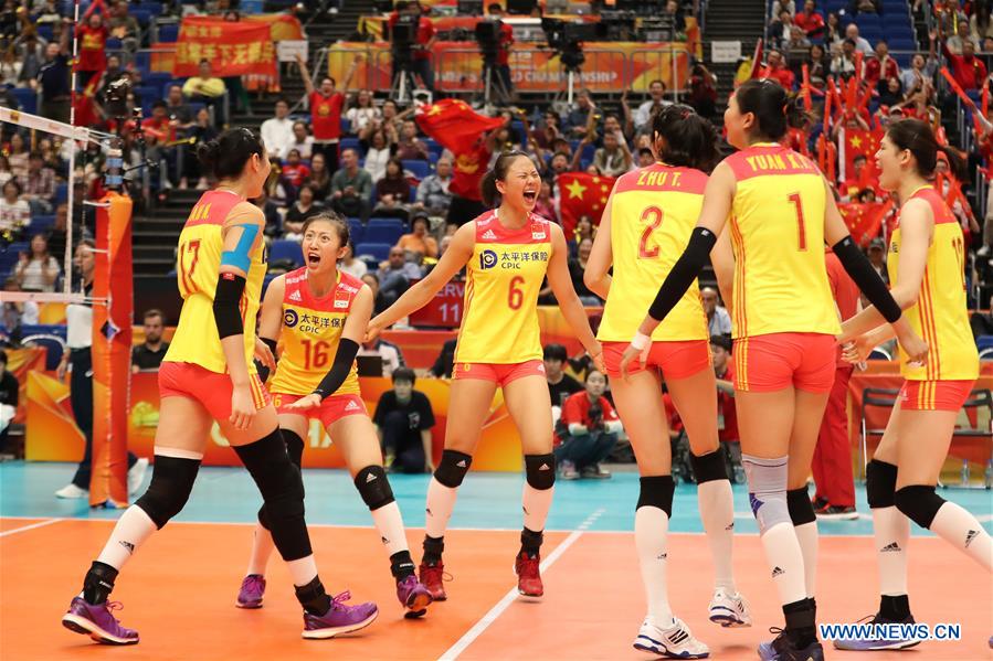 (SP)JAPAN-YOKOHAMA-VOLLEYBALL-WOMEN'S WORLD CHAMPIONSHIP-SEMIFINAL-CHINA VS ITALY