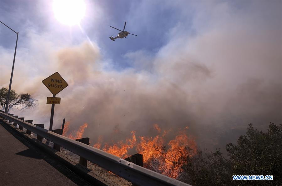 U.S.-SIMI VALLEY-WILDFIRE