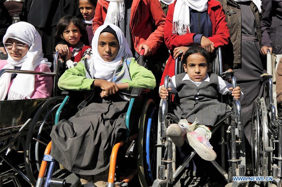 YEMEN-SANAA-DISABLED PEOPLE-RALLY