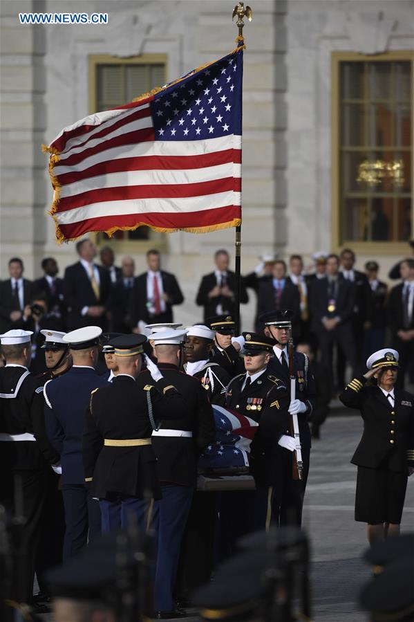 U.S.-WASHINGTON D.C.-GEORGE H.W. BUSH-LYING IN STATE