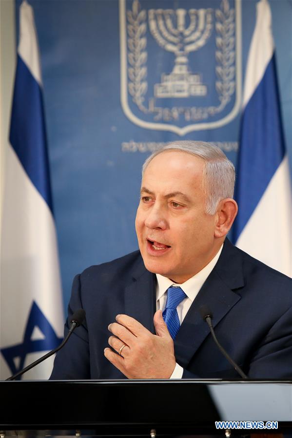 ISRAEL-TEL AVIV-NETANYAHU-STATEMENT-TUNNEL