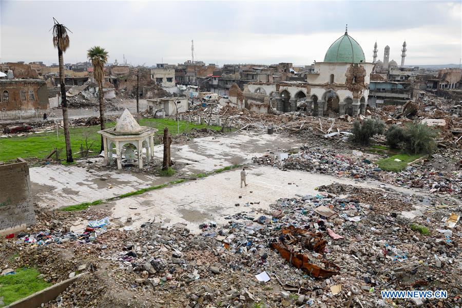 IRAQ-MOSUL-DEBRIS-REMOVAL