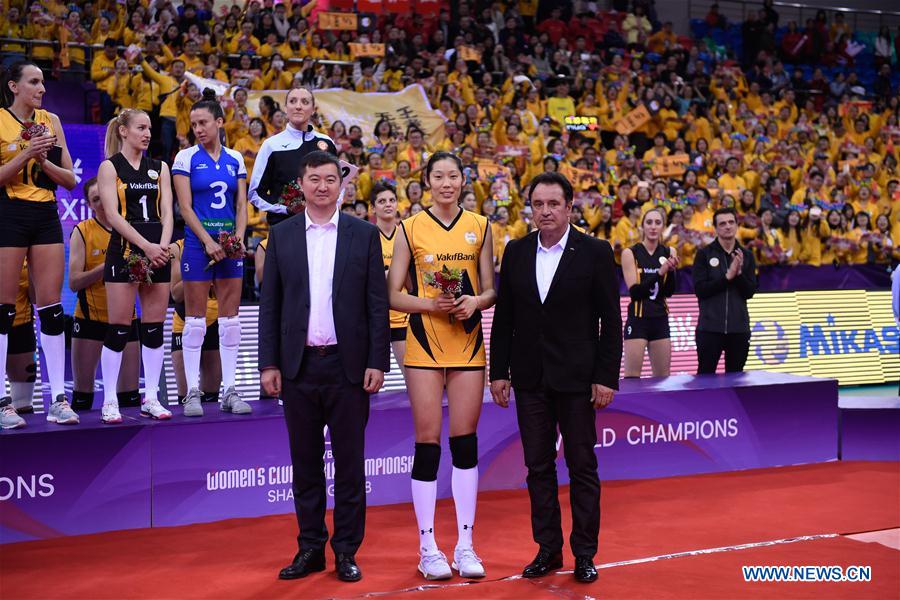 (SP)CHINA-SHAOXING-VOLLEYBALL-FIVB-WOMEN'S CLUB WORLD CHAMPIONSHIP-FINAL(CN)