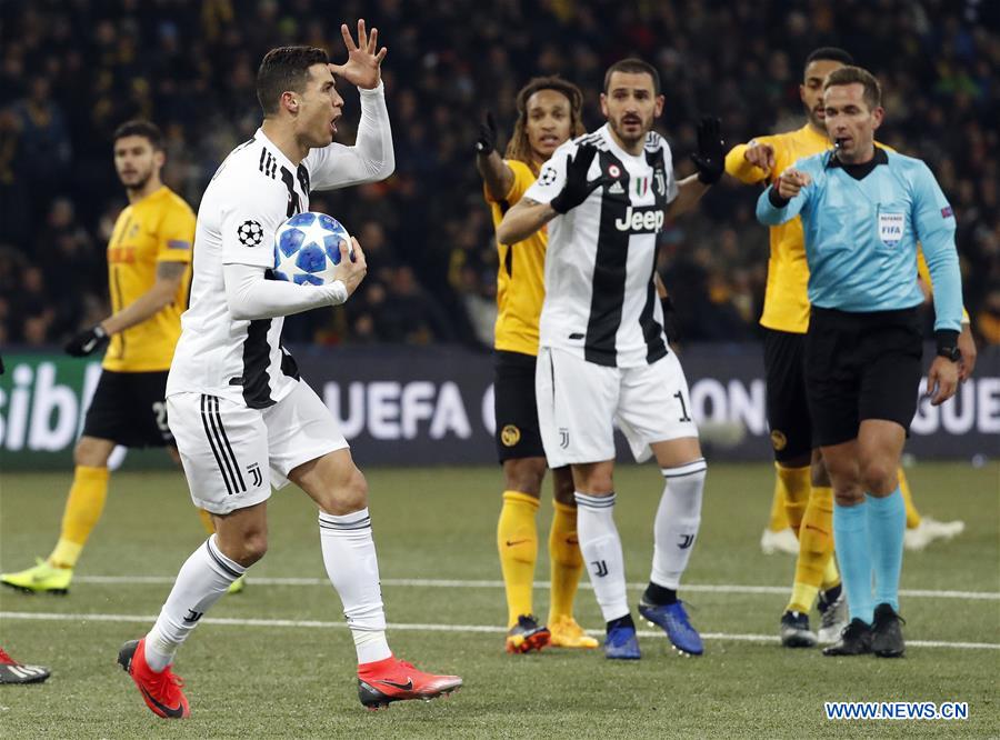 (SP)SWITZERLAND-BERN-SOCCER-UEFA CHAMPIONS LEAGUE-YOUNG BOYS VS JUVENTUS