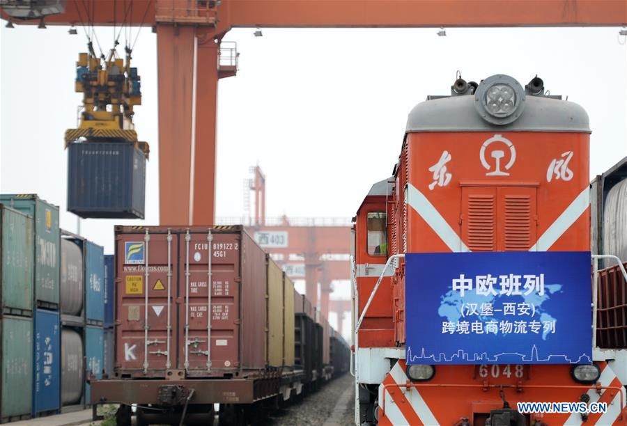 CHINA-EUROPE-FREIGHT TRAINS TRIPS-SURGING 