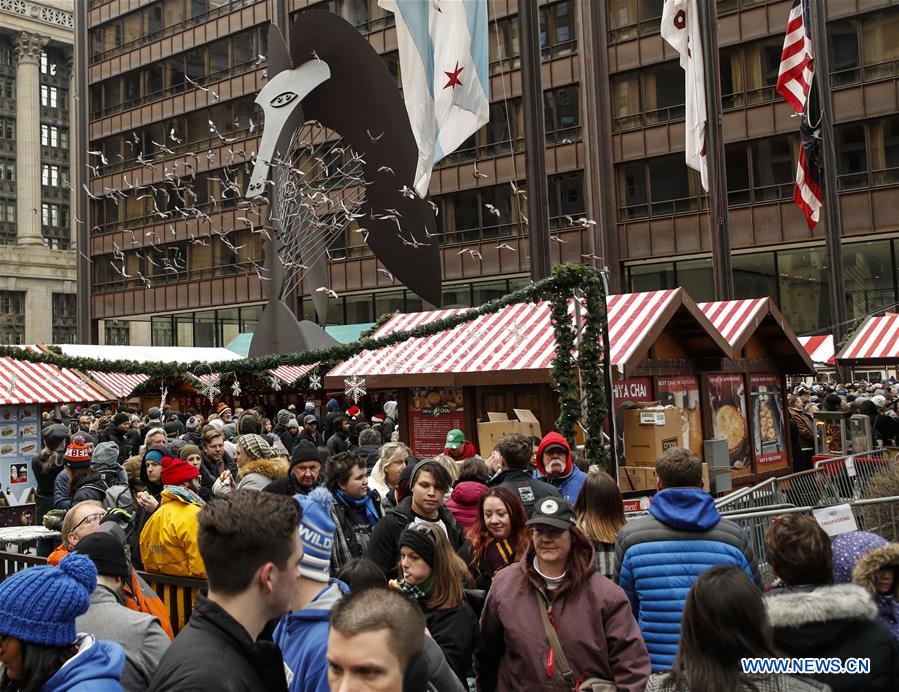 U.S.-CHICAGO-CHRISTMAS MARKET