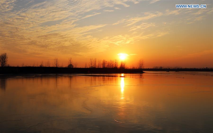 #CHINA-SHANDONG-LINYI-SUNSET (CN)