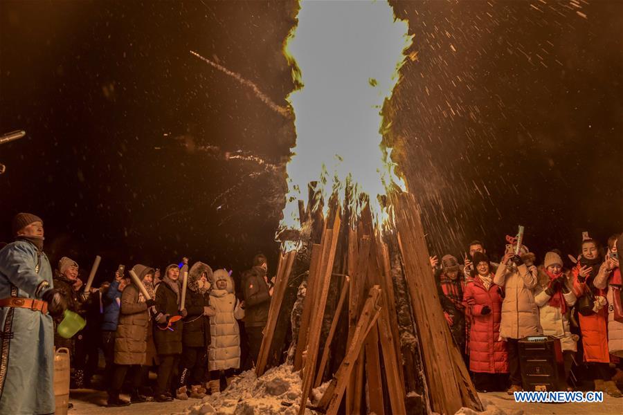 CHINA-XINJIANG-KANAS-HEMU-NEW YEAR-CELEBRATION (CN)