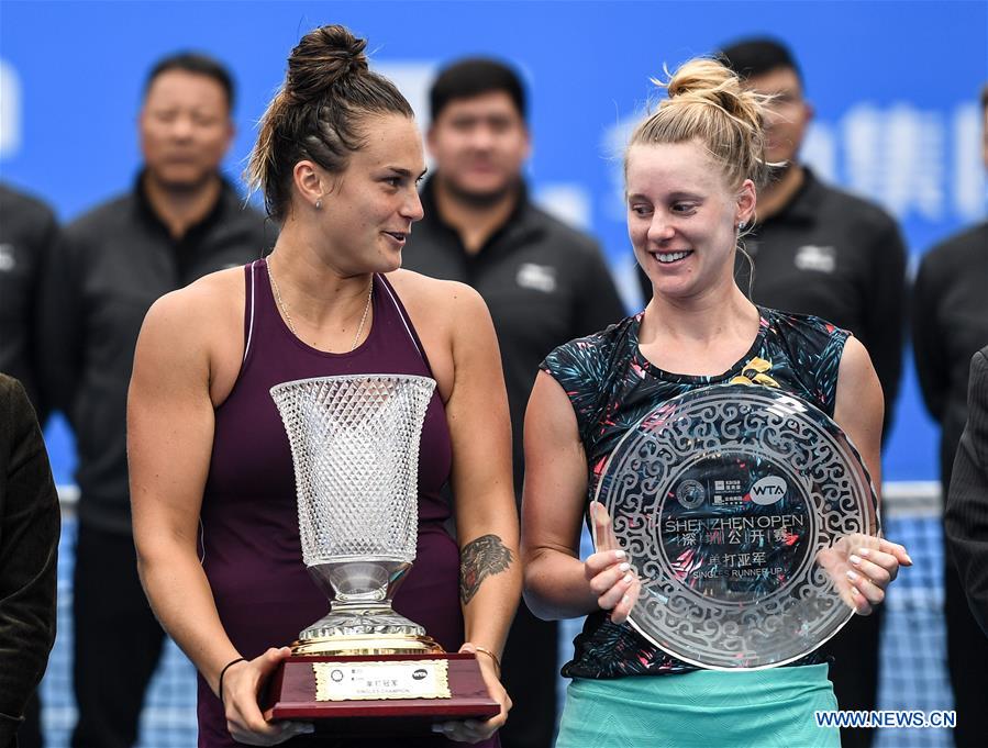 (SP)CHINA-SHENZHEN-TENNIS-WTA-SHENZHEN OPEN-FINAL(CN)