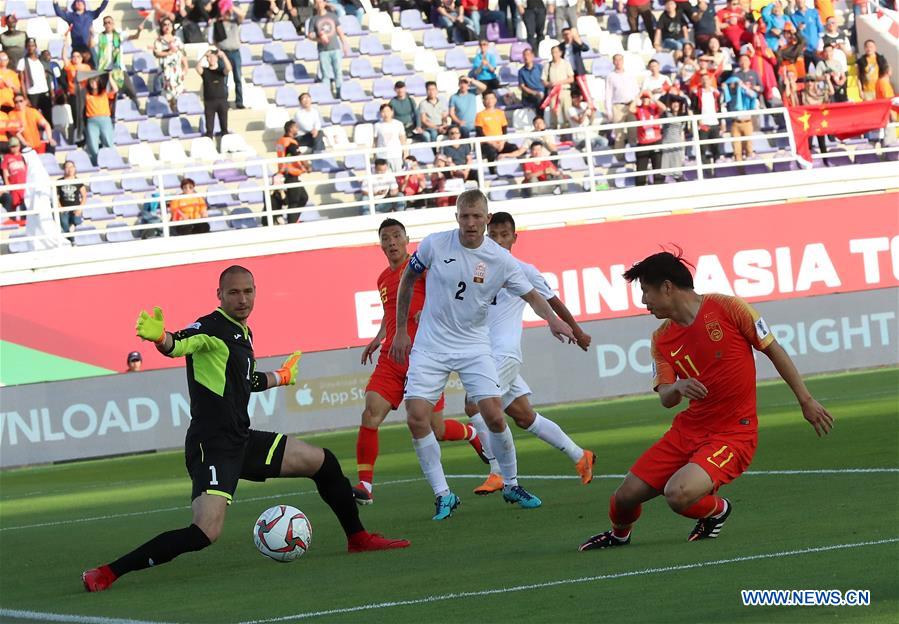 (SP)UAE-AL AIN-SOCCER-ASIAN CUP-CHINA VS KYRGYZ REPUBLIC