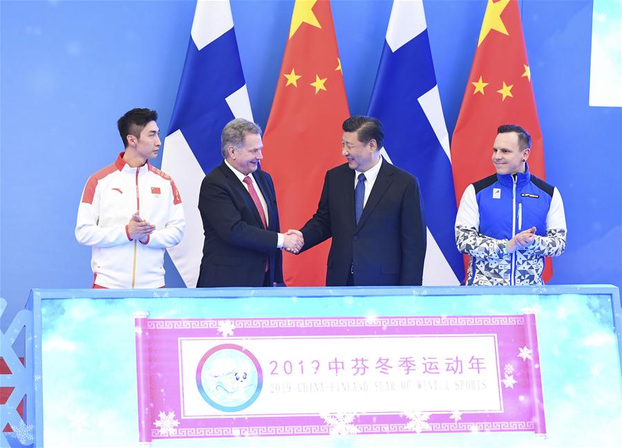 CHINA-BEIJING-XI JINPING-FINNISH PRESIDENT-WINTER SPORTS (CN)