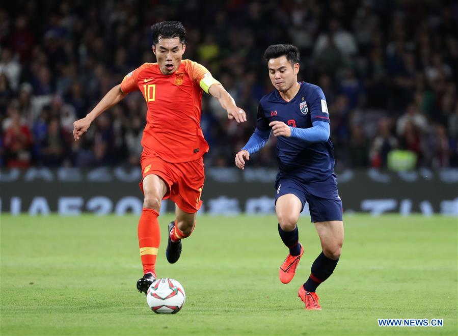 (SP)UAE-AL AIN-SOCCER-AFC ASIAN CUP 2019-CHN VS THA