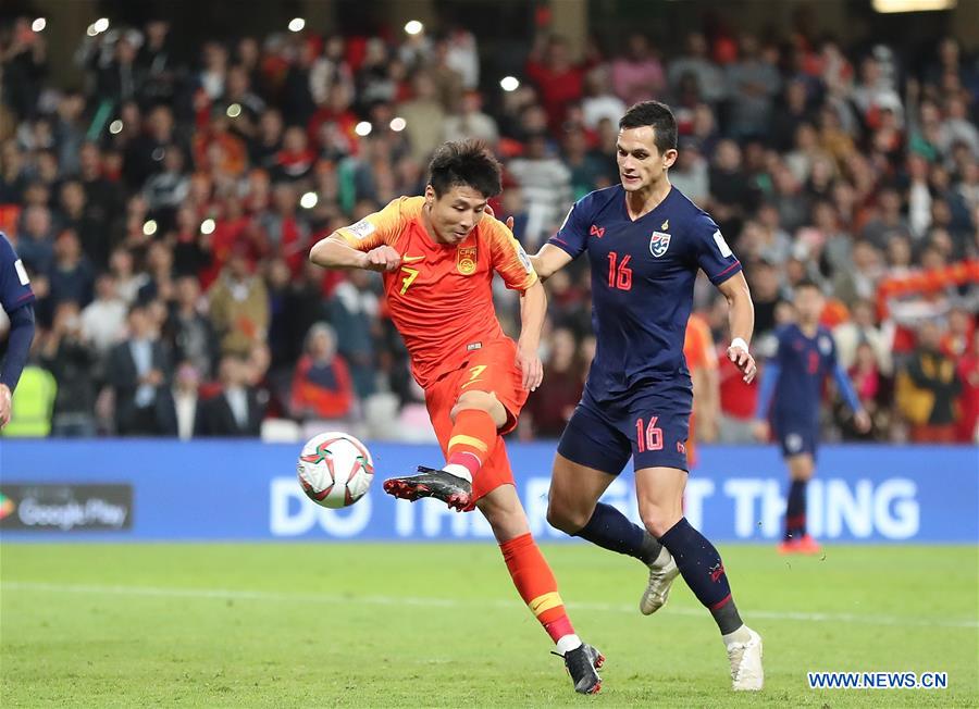 (SP)UAE-AL AIN-SOCCER-AFC ASIAN CUP 2019-CHN VS THA