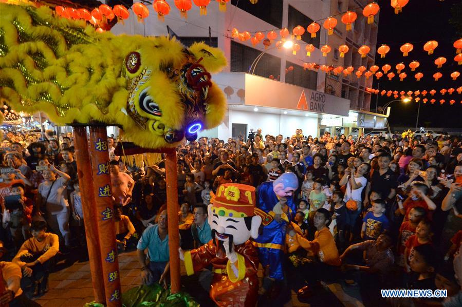 MALAYSIA-KOTA KINABALU-CHINESE NEW YEAR-CARNIVAL