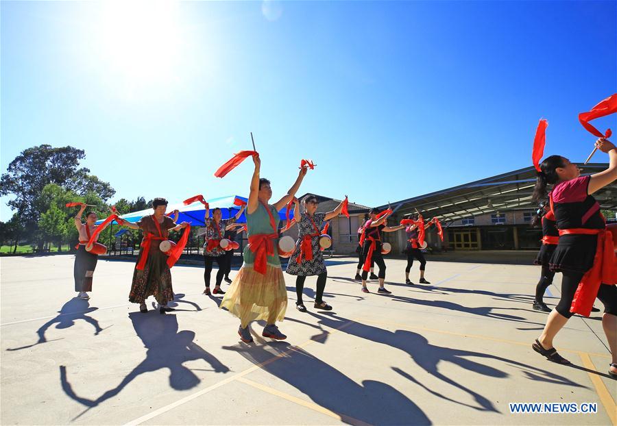 AUSTRALIA-CHINESE-WAIST DRUM DANCE