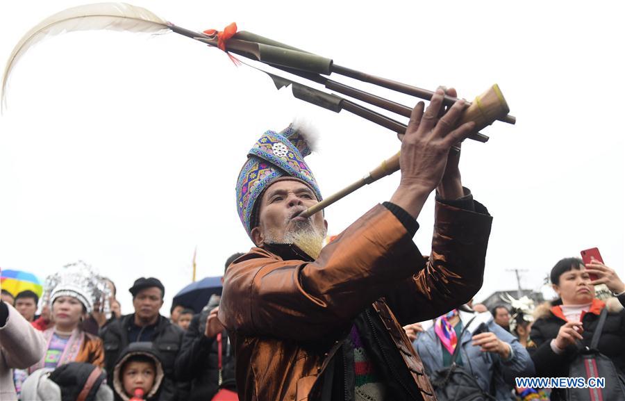 CHINA-GUANGXI-RONGSHUI-TRADITION-"POHUI" FESTIVAL(CN)