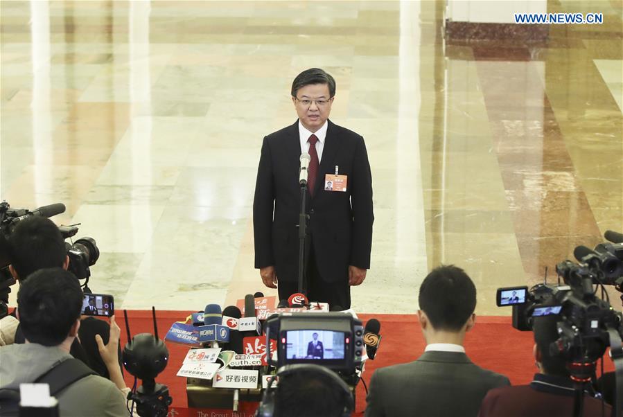 (TWO SESSIONS)CHINA-BEIJING-NPC-MINISTERS-INTERVIEW (CN)