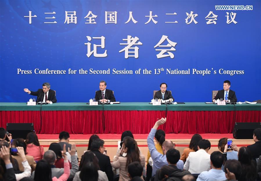 (TWO SESSIONS)CHINA-BEIJING-NPC-PRESS CONFERENCE-WANG YI (CN)