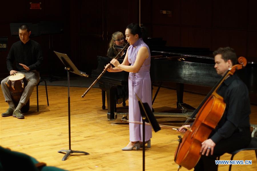 U.S.-NEW YORK-BAMBOO FLUTE CONCERT