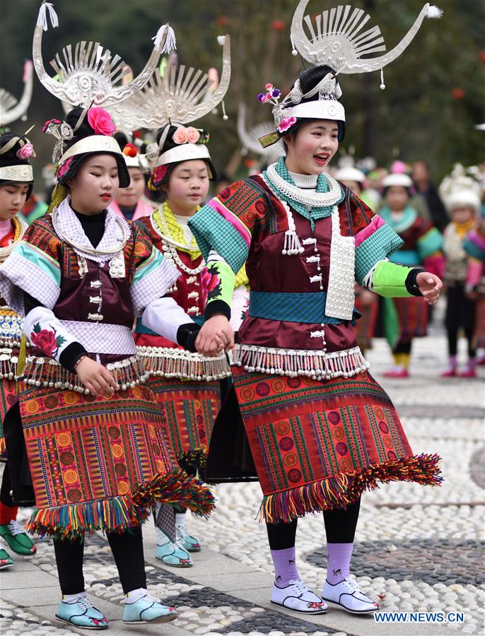 CHINA-GUIZHOU-ETHNIC MIAO-FANGU FESTIVAL-DRUMMING CELEBRATION(CN)