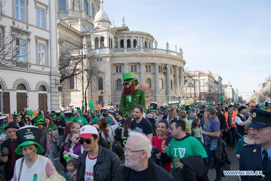 HUNGARY-BUDAPEST-SAINT PATRICK'S DAY-CELEBRATION