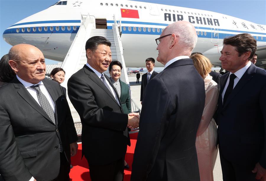 FRANCE-NICE-XI JINPING-MONACO-ARRIVAL