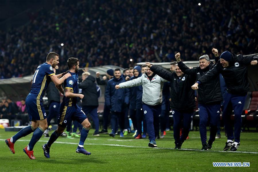 (SP)BOSNIA AND HERZEGOVINA-ZENICA-UEFA EURO 2020 QUALIFICATION-GROUP J-BIH VS GREECE