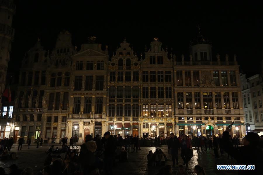 BELGIUM-BRUSSELS-EARTH HOUR