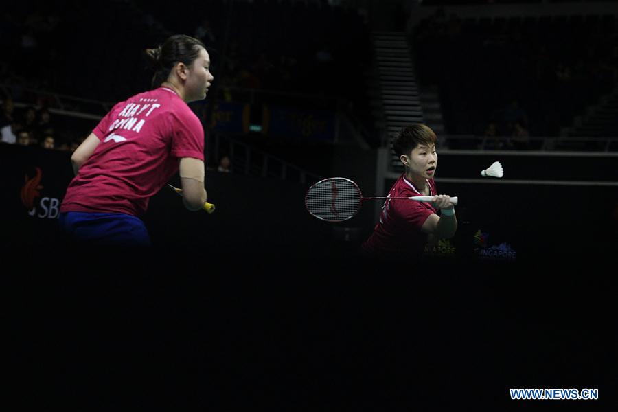 (SP)SINGAPORE-BADMINTON-SINGAPORE OPEN-SEMIFINAL