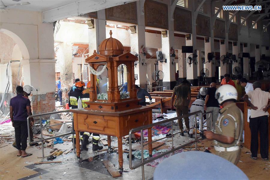 Xinhua Headlines: Sri Lanka in tears as multiple bombings kill hundreds