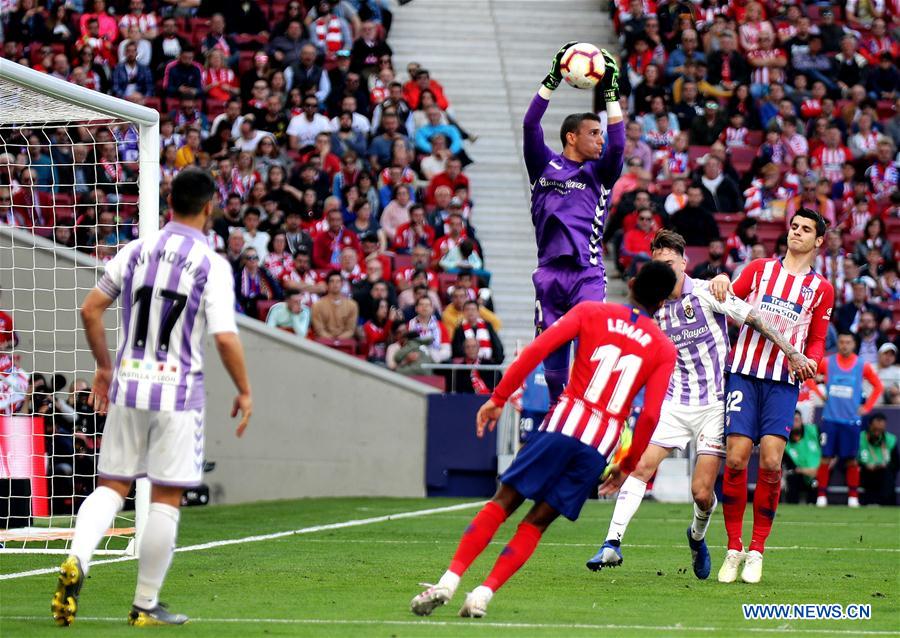 (SP)SPAIN-MADRID-SOCCER-SPANISH LEAGUE-ATLETICO VS VALLADOLID