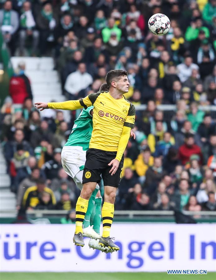 (SP)GERMANY-BREMEN-SOCCER-BUNDESLIGA-BREMEN VS DORTMUND