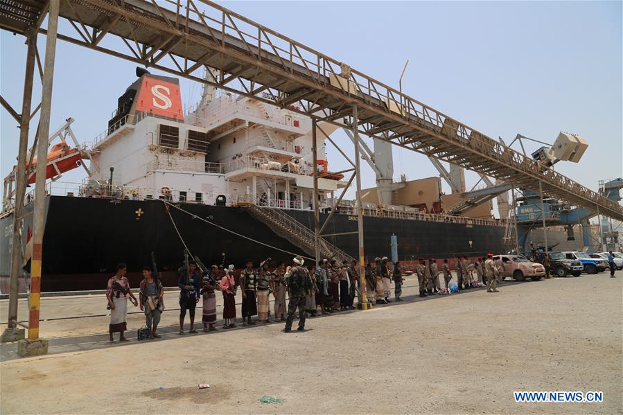 YEMEN-HODEIDAH-PORTS-HOUTHI REBELS-WITHDRAWAL