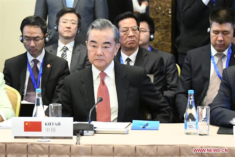 KYRGYZSTAN-BISHKEK-WANG YI-SCO-FOREIGN MINISTERS' MEETING