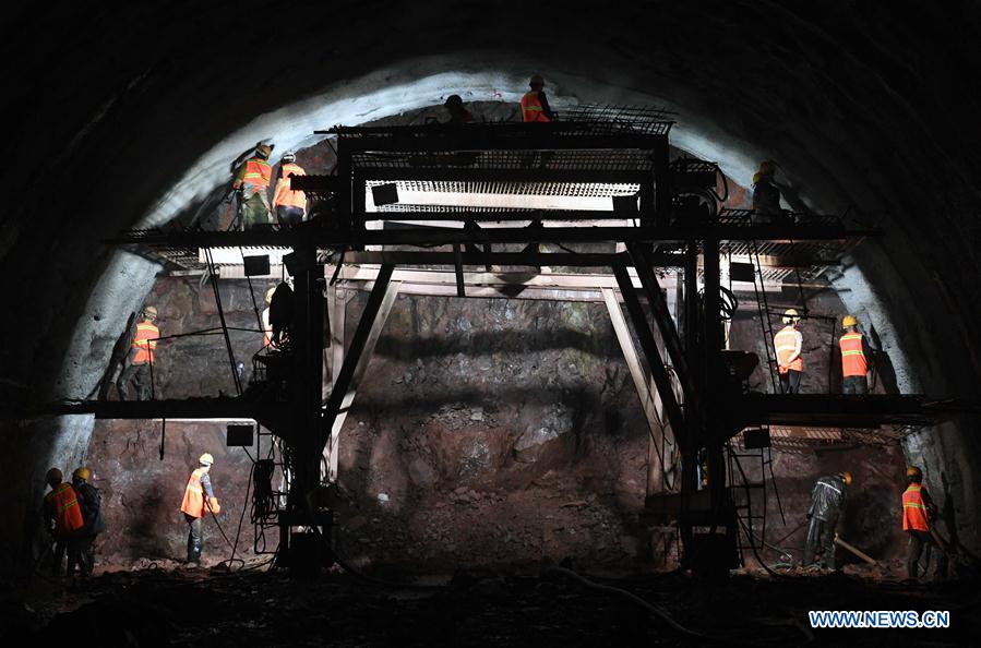 CHINA-YUNNAN-RAILWAY TUNNEL-CONSTRUCTION (CN)