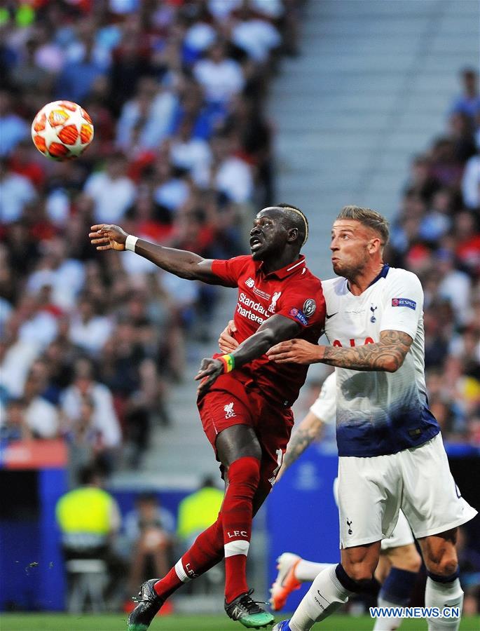 (SP)SPAIN-MADRID-UEFA CHAMPIONS LEAGUE-FINAL-LIVERPOOL VS HOTSPUR