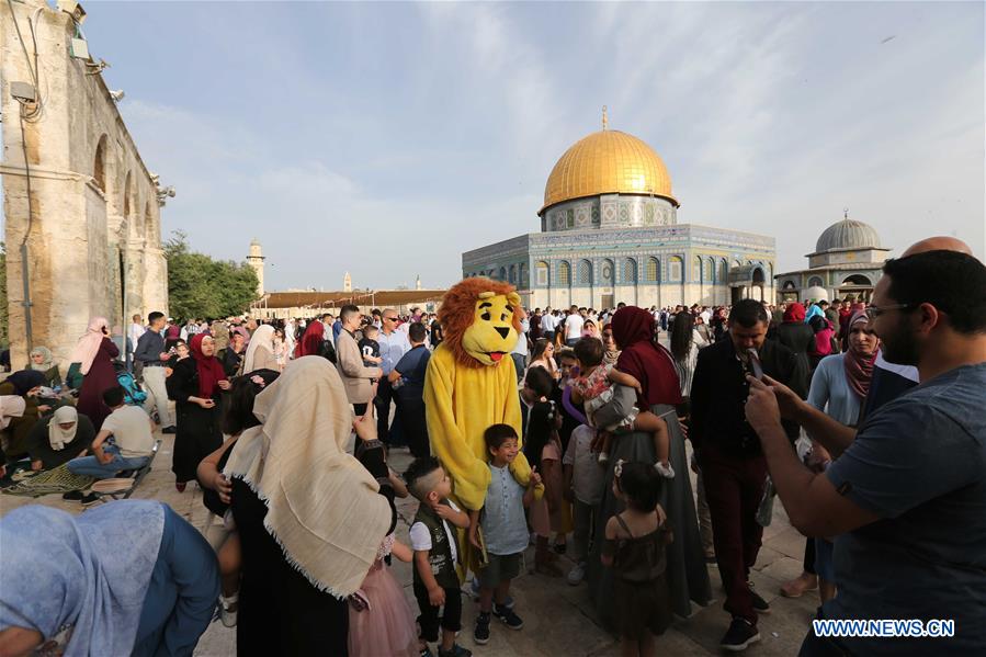 MIDEAST-JERUSALEM-EID AL-FITR