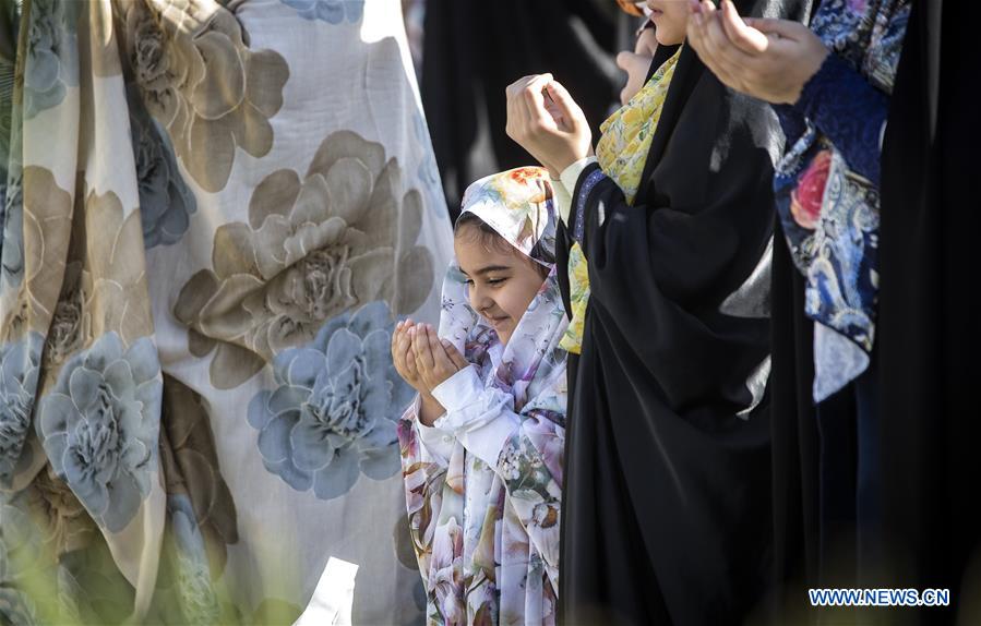 IRAN-TEHRAN-EID AL-FITR-PRAYER