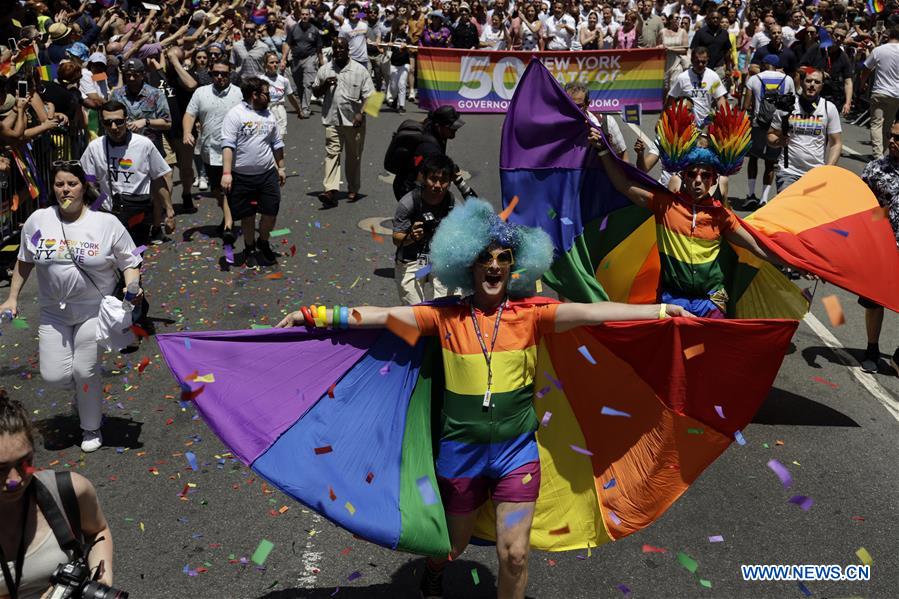 U.S.-NEW YORK-PRIDE PARADE