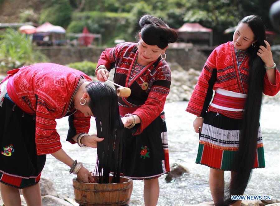 #CHINA-GUANGXI-YAO ETHNIC GROUP-HAIR (CN)