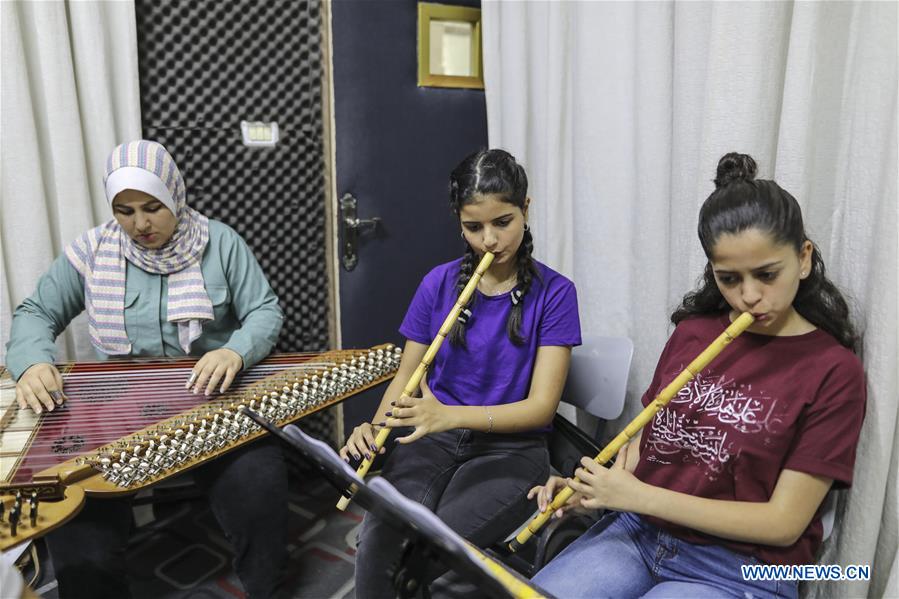 MIDEAST-GAZA-MUSIC-CONSERVATORY