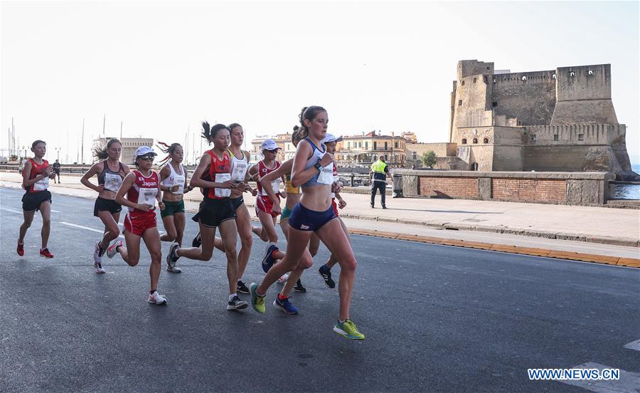 (SP)ITALY-NAPLES-SUMMER UNIVERSIADE-ATHLETICS-WOMEN'S HALF MARATHON-FINAL