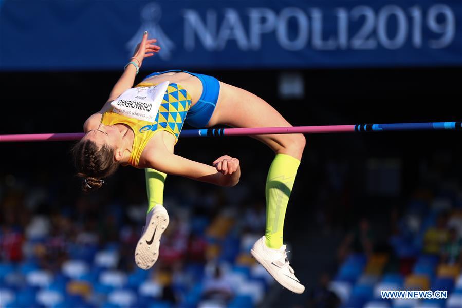 (SP)ITALY-NAPLES-SUMMER UNIVERSIADE 2019-ATHLETICS-WOMEN'S HIGH JUMP