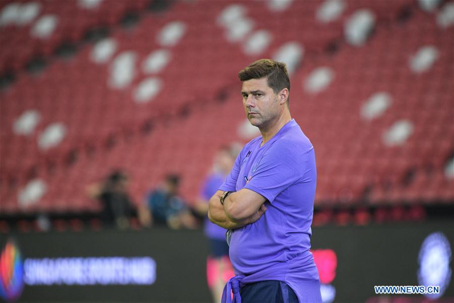 (SP)SINGAPORE-FOOTBALL-INTERNATIONAL CHAMPIONS CUP-TOTTENHAM HOTSPUR-TRAINING SESSION