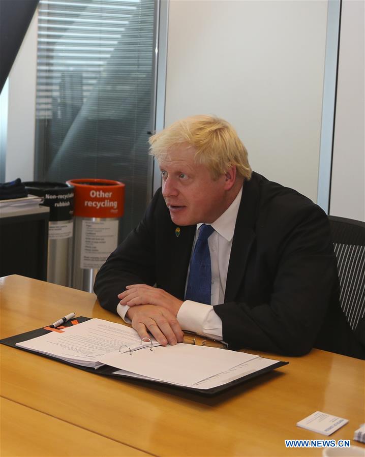 BRITAIN-LONDON-CONSERVATIVE PARTY-LEADER-BORIS JOHNSON